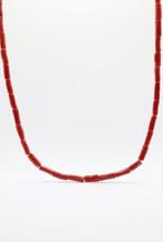 Koraal - Zilver - Halsketting