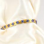 Zonder minimumprijs - Armband Verguld Tanzaniet - 18kt goud, Nieuw