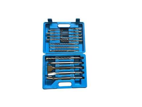 Veiling - SDS Boor- Beitelset 17-delig diverse maten, Doe-het-zelf en Bouw, Gereedschap | Boormachines, Nieuw