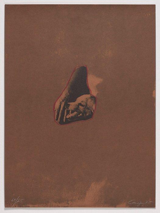 Rafael Canogar (1935) - Composition with dog, Antiek en Kunst, Antiek | Overige Antiek