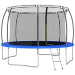 vidaXL Trampolineset rond 150 kg 366x80 cm, Verzenden, Nieuw