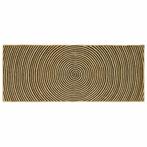 vidaXL Tapijt Natuurlijk en zwart 80 x 200 cm Jute, Maison & Meubles, Ameublement | Tapis & Moquettes, Verzenden