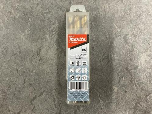 Veiling - 10x Makita metaalboor D-44161 5-pack ø12.5x151 mm, Doe-het-zelf en Bouw, Gereedschap | Machine-onderdelen en Toebehoren