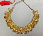 Goud Vermeil op Zilver - Statement ketting - Rajasthan