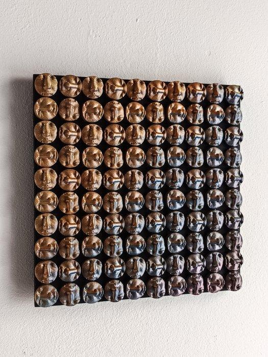 Salvatore Alibrio - Cangiant - Rolling faces, Antiek en Kunst, Kunst | Designobjecten