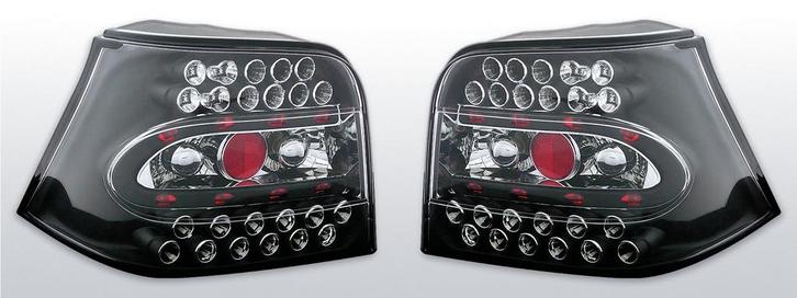 Achterlichten Volkswagen Golf 4 1997-2003 | LED | zwart, Auto-onderdelen, Verlichting, Nieuw, Volkswagen, Verzenden