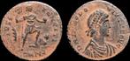 383-388ad Roman Theodosius I Ae maiorina emperor standing..., Verzenden