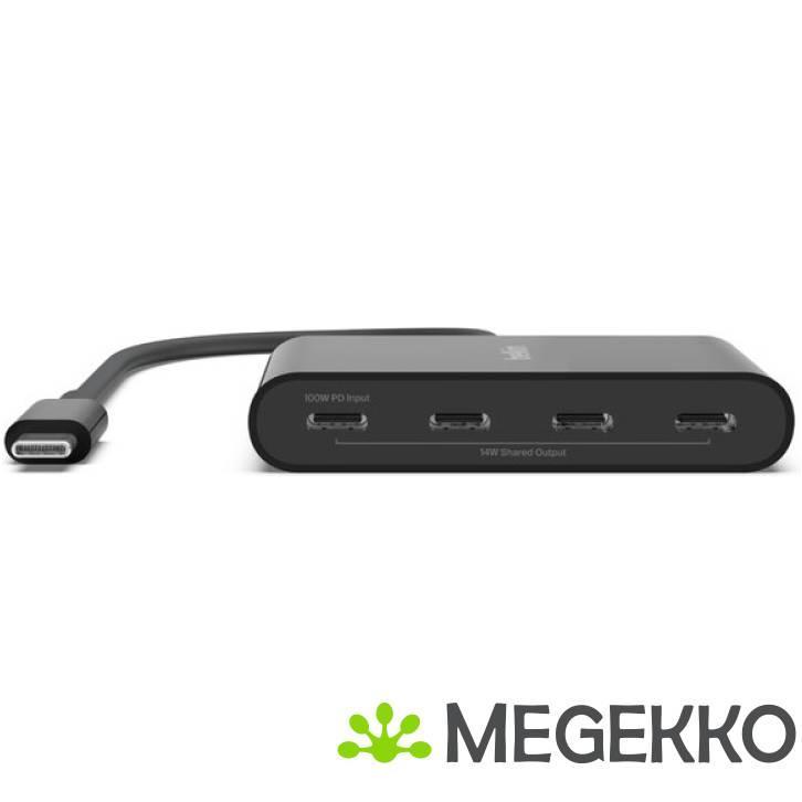 Belkin AVC018BTBK interface hub USB Type-C 10000 Mbit/s, Computers en Software, USB Sticks, Nieuw, Verzenden