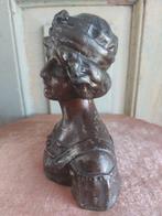 Figuur - Art Nouveau buste 1920-1930 - Legering, Antiek en Kunst