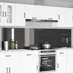 vidaXL Keuken Spatscherm 2 pcs Donkergrijs 120 x 60 cm, Antiek en Kunst, Verzenden