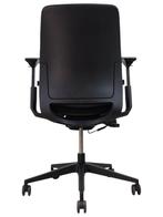 Steelcase Amia Bureaustoel - Refurbished - Nieuwe Stoffering, Verzenden, Zwart, Zo goed als nieuw, Bureaustoel