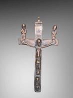 Croix bas congo - 28 CM - Voorwerp in brons (kruis) - Yombé, Antiek en Kunst