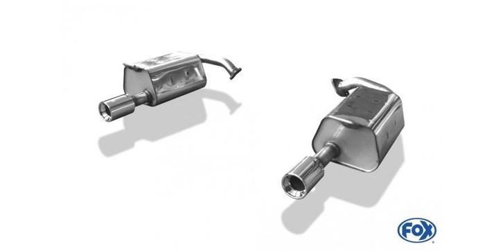FOX Mazda 6 facelift einddemper eind rechts/links single flo, Autos : Pièces & Accessoires, Systèmes d'échappement, Envoi