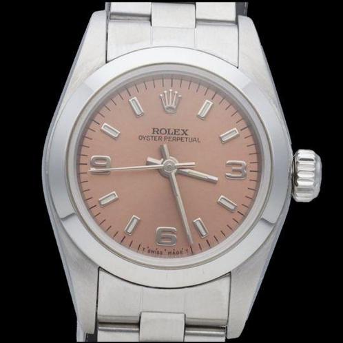 Rolex Oyster Perpetual Lady 26 67180, Handtassen en Accessoires, Horloges | Dames, Verzenden