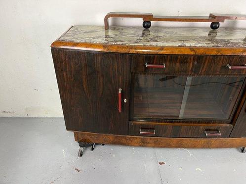 Borsani - Gaetano Borsani - Credenza - Hout, Marmer, Antiek en Kunst, Kunst | Designobjecten