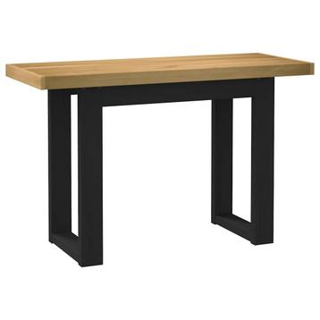 vidaXL Bureau NOAIN U-vormige poten 120x50x75 cm massief, Verzenden