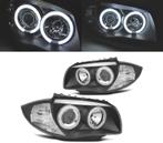 PHARES BMW SERIE 1 E81 E87 E82 E88 ANGEL EYES CCFL FOND NOIR, Verzenden, Nieuw