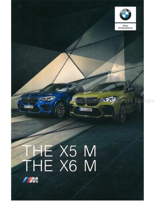2019 BMW X5 M | X6 M BROCHURE ENGELS, Boeken, Auto's | Folders en Tijdschriften