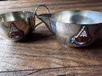 1890 Masonic Sliver Plated & Enamel Crest Jugs Rainman, Verzamelen, Militaria | Algemeen