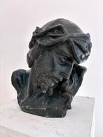 J. Dommisse - Sculpture, Busto di Cristo - 33 cm - Faïence