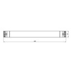 FORTEX FX31-L050 enkele truss buis lengte 50 cm zwart, Muziek en Instrumenten, Verzenden, Nieuw