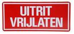Aanduidingsbord uitrit vrijlaten, Zakelijke goederen, Kantoor en Winkelinrichting | Beveiliging