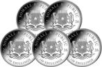 5 Troy Ounce - Zilver .999 - Elephant 2026 - 155,5 gram -, Postzegels en Munten, Edelmetalen en Baren