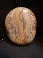 Natural Agate Palmstone - oval - 6x5 cm - crazy lace agate, Tuin en Terras, Verzenden, Nieuw