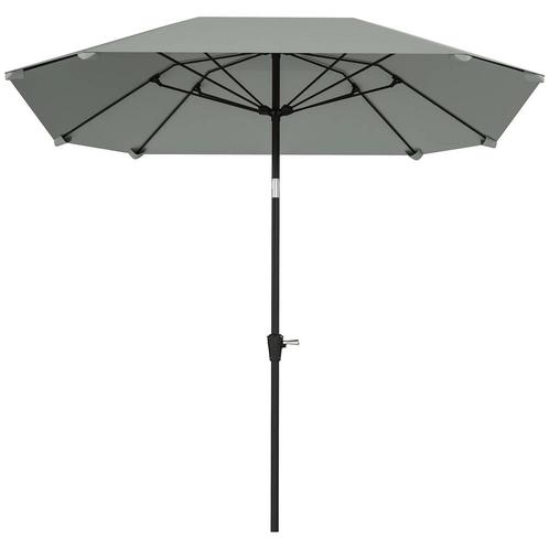 TRUUSK Parasol Ø233 cm - Met Knikfunctie - Achthoekig - Wind, Tuin en Terras, Parasols, Verzenden
