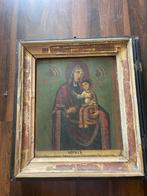 Icoon - Moeder Gods - Hout, Antiek en Kunst
