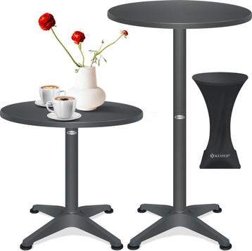 KESSER® bartafel bistrotafel 2in1 aluminium roestvrij stalen beschikbaar voor biedingen