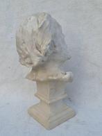 Alexandre Falguière - Buste, Léon Gambetta - 25 cm - Parian, Antiek en Kunst