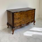 Ladekast - Walnoot, Hout, Messing, Bakeliet, Antiek en Kunst