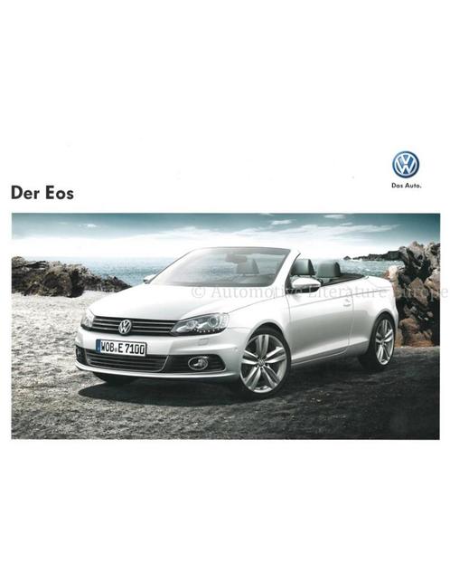 2012 VOLKSWAGEN EOS BROCHURE DUITS, Boeken, Auto's | Folders en Tijdschriften, Ophalen of Verzenden