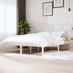 vidaXL Bedframe massief hout wit 180x200 cm, Huis en Inrichting, Slaapkamer | Bedden, Verzenden, Nieuw