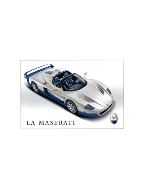 2005 MASERATI LA MASERATI PROGRAMMA BROCHURE ENGELS, Boeken, Auto's | Folders en Tijdschriften