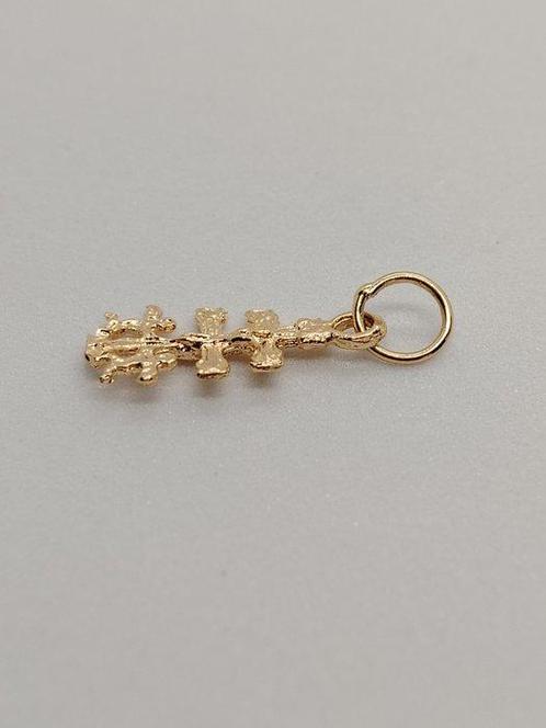 Sans Prix de Réserve - Pendentif en forme de croix - 18, Handtassen en Accessoires, Antieke sieraden