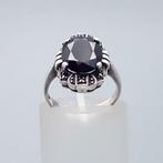 Onyx - Argent, Art déco, Onyx - Bague - + Marcassites