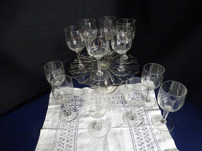 Drinkglas (12) - Kristal, Antiquités & Art, Antiquités | Meubles | Tables