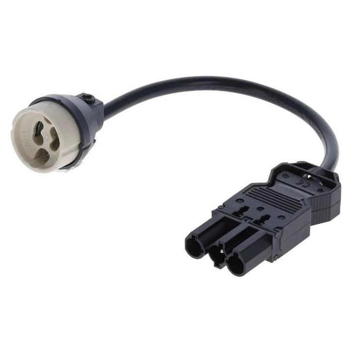 Luxar GU10 Fitting met 3-SWP Connector Zwart, Huis en Inrichting, Lampen | Overige, Nieuw, Verzenden