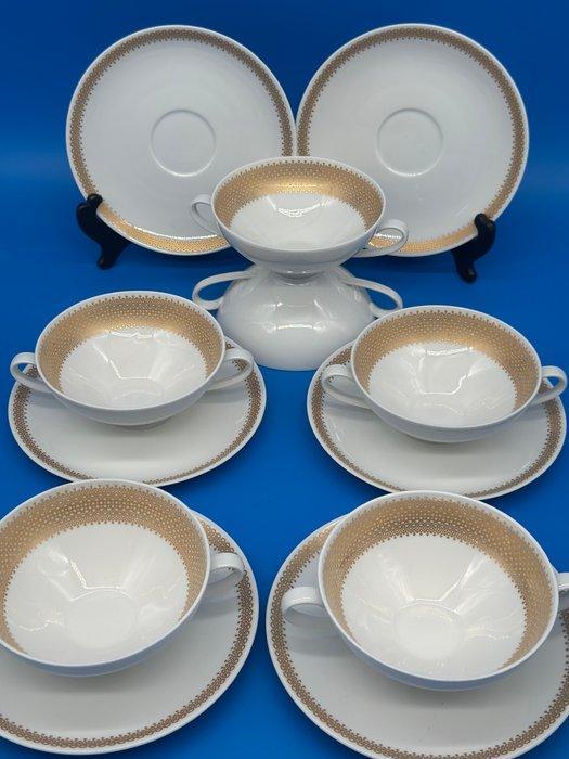 Koffieservies - Hutschenreuther Selb – Tassen & Untertassen,, Antiek en Kunst, Antiek | Meubels | Tafels