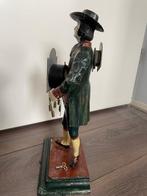 Klokkenmannetje tafelklok - Antiek Metaal - 1950-1960 -, Antiek en Kunst