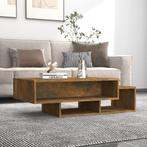 vidaXL Salontafel 105x55x32 cm bewerkt hout gerookt, Huis en Inrichting, Verzenden, Nieuw