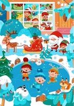 Diamond Painting Christmas rush 70x100 Vierkante Steentjes, Hobby en Vrije tijd, Overige Hobby en Vrije tijd, Verzenden, Nieuw