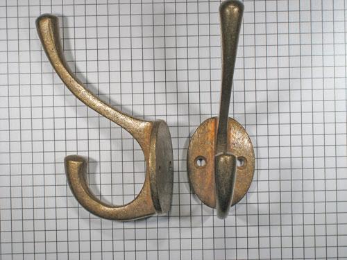 Hoed en jashaak, brons antiek, Huis en Inrichting, Woonaccessoires | Kapstokken, Nieuw, Overige materialen