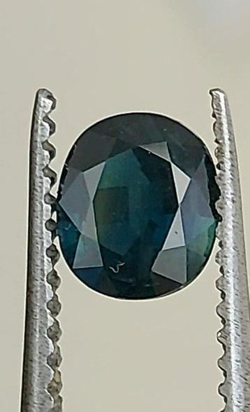Saffier - 1.26 ct - Antwerp Laboratory for Gemstone Testing beschikbaar voor biedingen