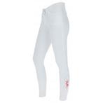 Pantalon déquitation janne x pink ribbon taille 42 blanc