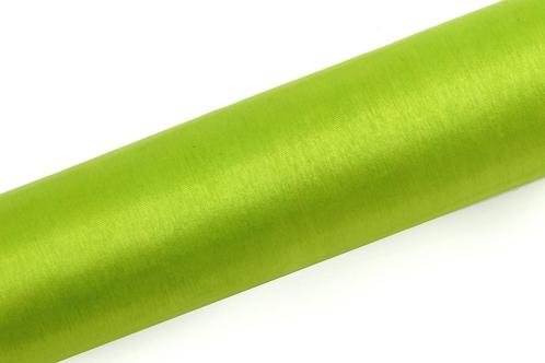 Lime Groene Organza Stof 16cm 9m, Hobby en Vrije tijd, Feestartikelen, Nieuw, Verzenden