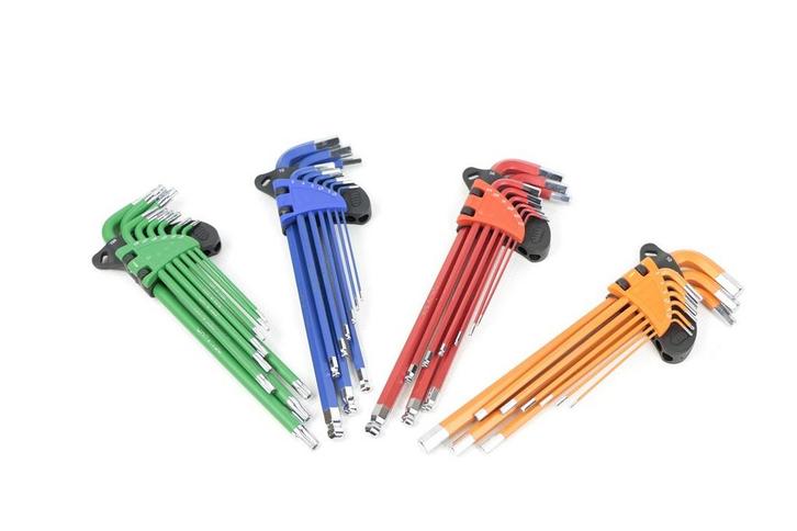 TM 36 Delige Professionele Inbussleutelset MM, INCH, TORX, Auto diversen, Autogereedschap, Verzenden