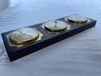 Maritieme objecten - Weersstation barometer, thermometer,, Antiek en Kunst